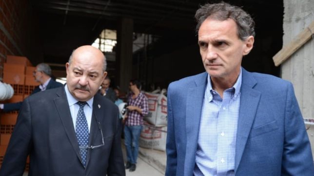 tauber y katopodis recorrieron las obras en el hotel escuela de la unlp