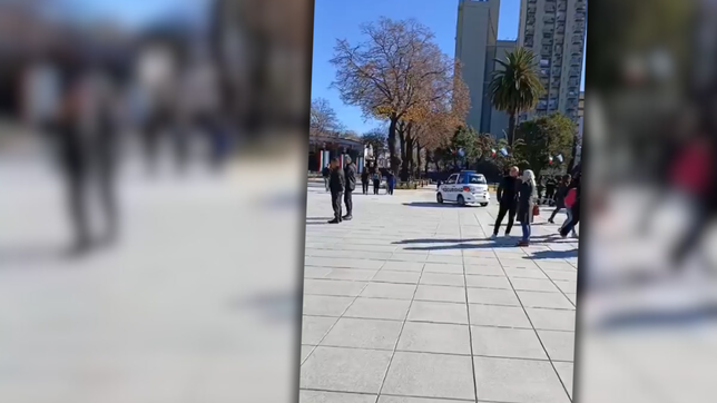 el tanito ya recorre plaza italia y se suma al nuevo sistema de vigilancia urbana