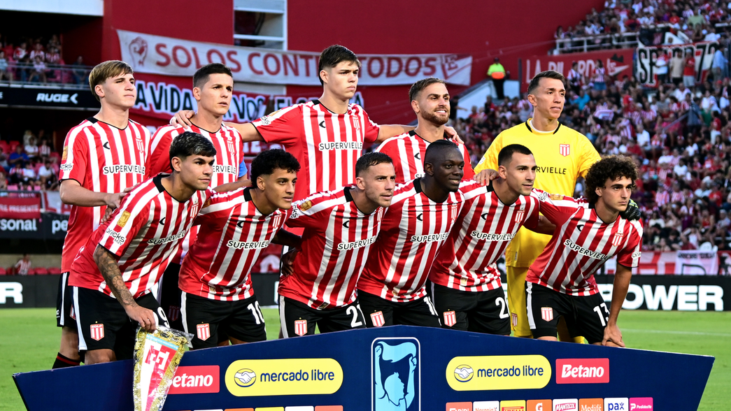 Los representantes de Estudiantes en el sorteo de la Copa Libertadores