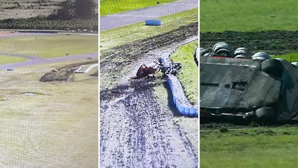 Así fue el impactante vuelco del platense Nicolás Moscardini en el Turismo Carretera