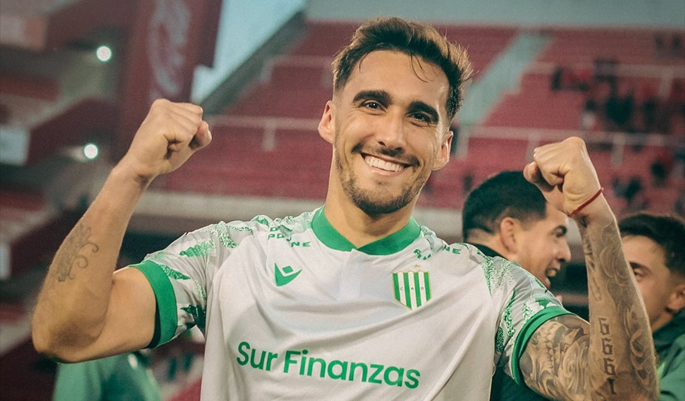 Mauro Méndez Banfield festejo
