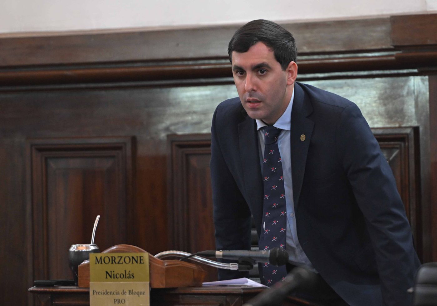 El presidente del bloque del PRO, Nicolás Morzone.