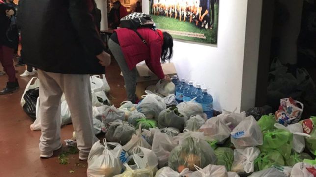 video: asi se vivio la campana solidaria por la ola polar en la sede del pincha