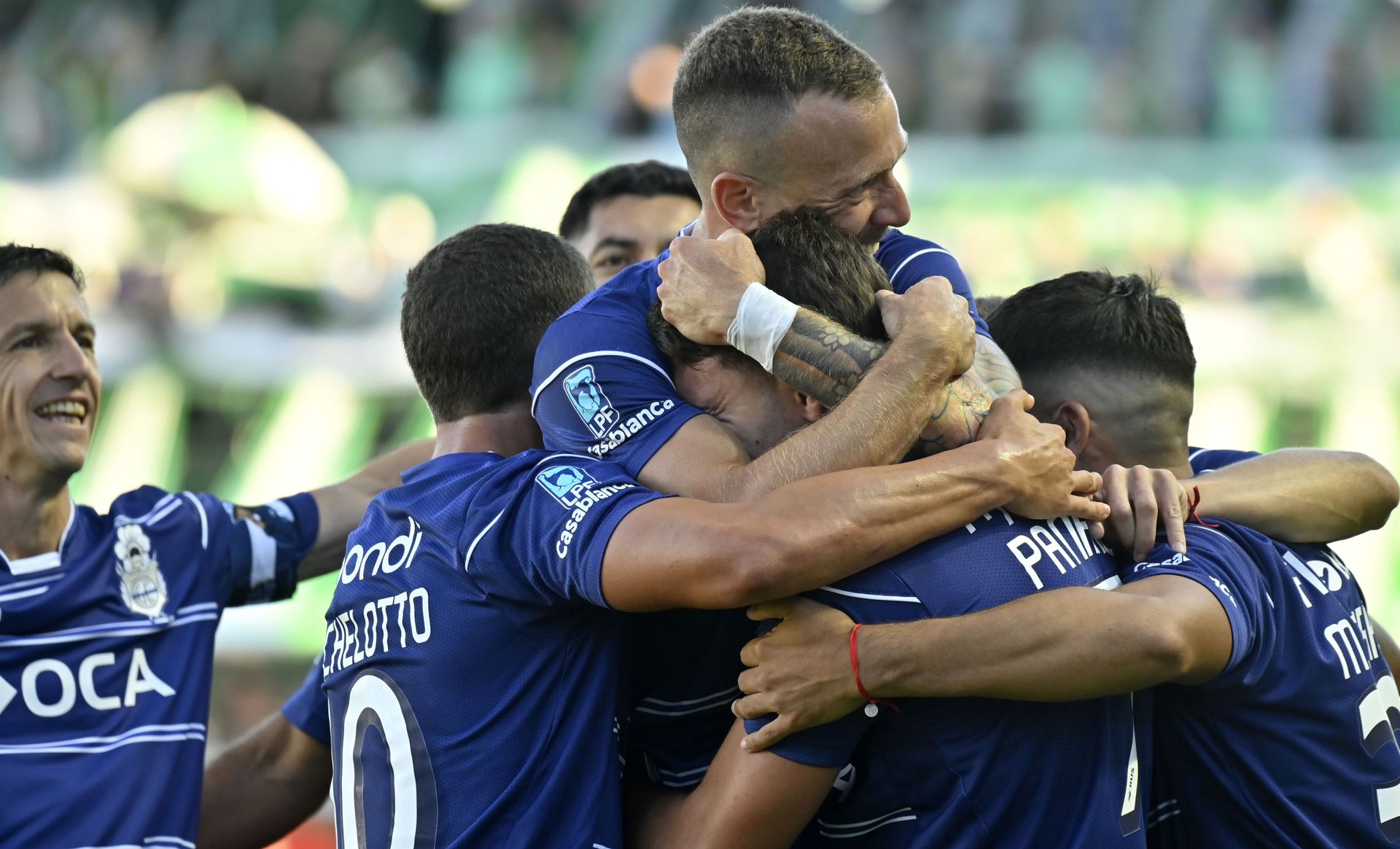 Banfield Gimnasia Festejo gol