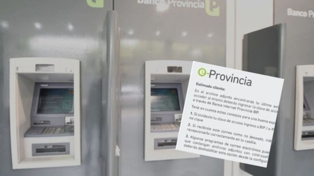 el banco provincia aclaro el origen de un mail que causo susto y confusion en los usuarios