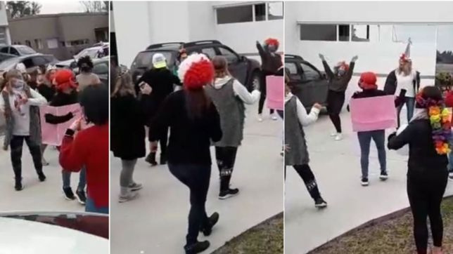 video: con una caravana, musica y zumba, rompieron la cuarentena en un country de la plata