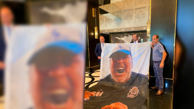 gimnasia y maradona presentes en la inauguracion de la embajada argentina en bangladesh