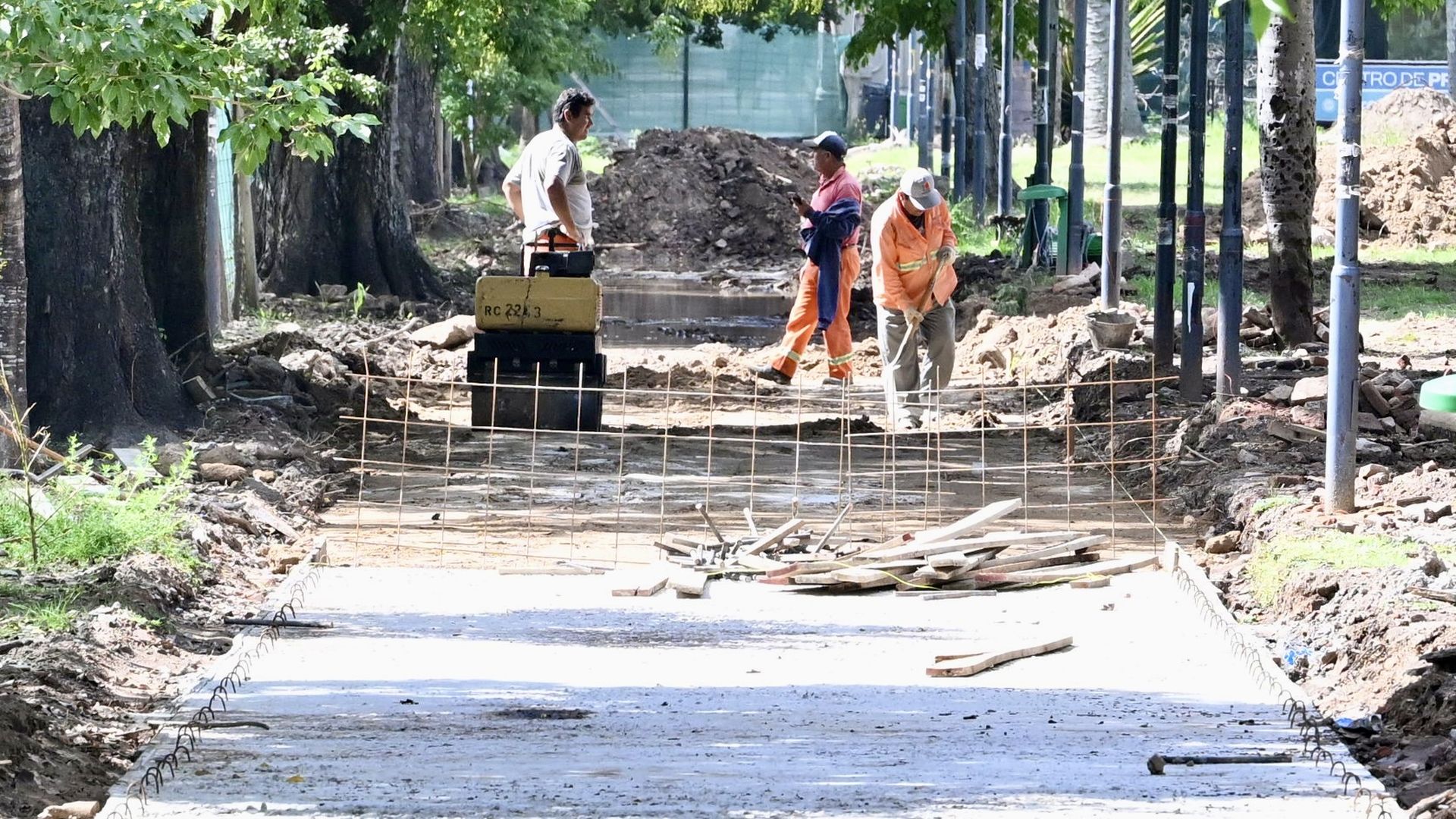 Reclaman información de las obras en el Parque Saavedra y la reducción de las calles que lo rodean