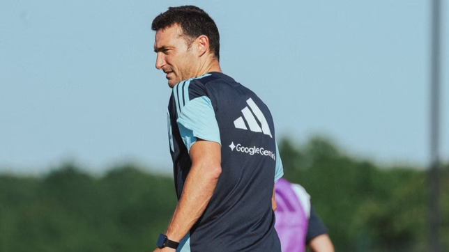 la delantera inedita que probo scaloni para jugar ante honduras