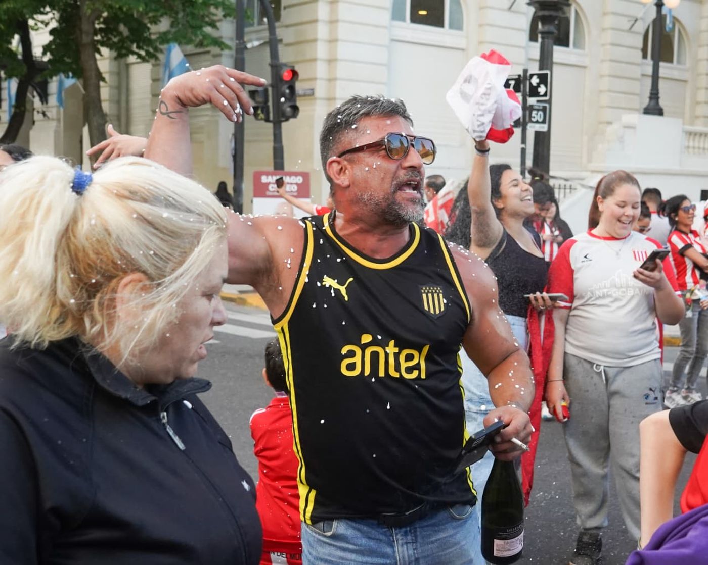Estudiantes festejos 7 y 50