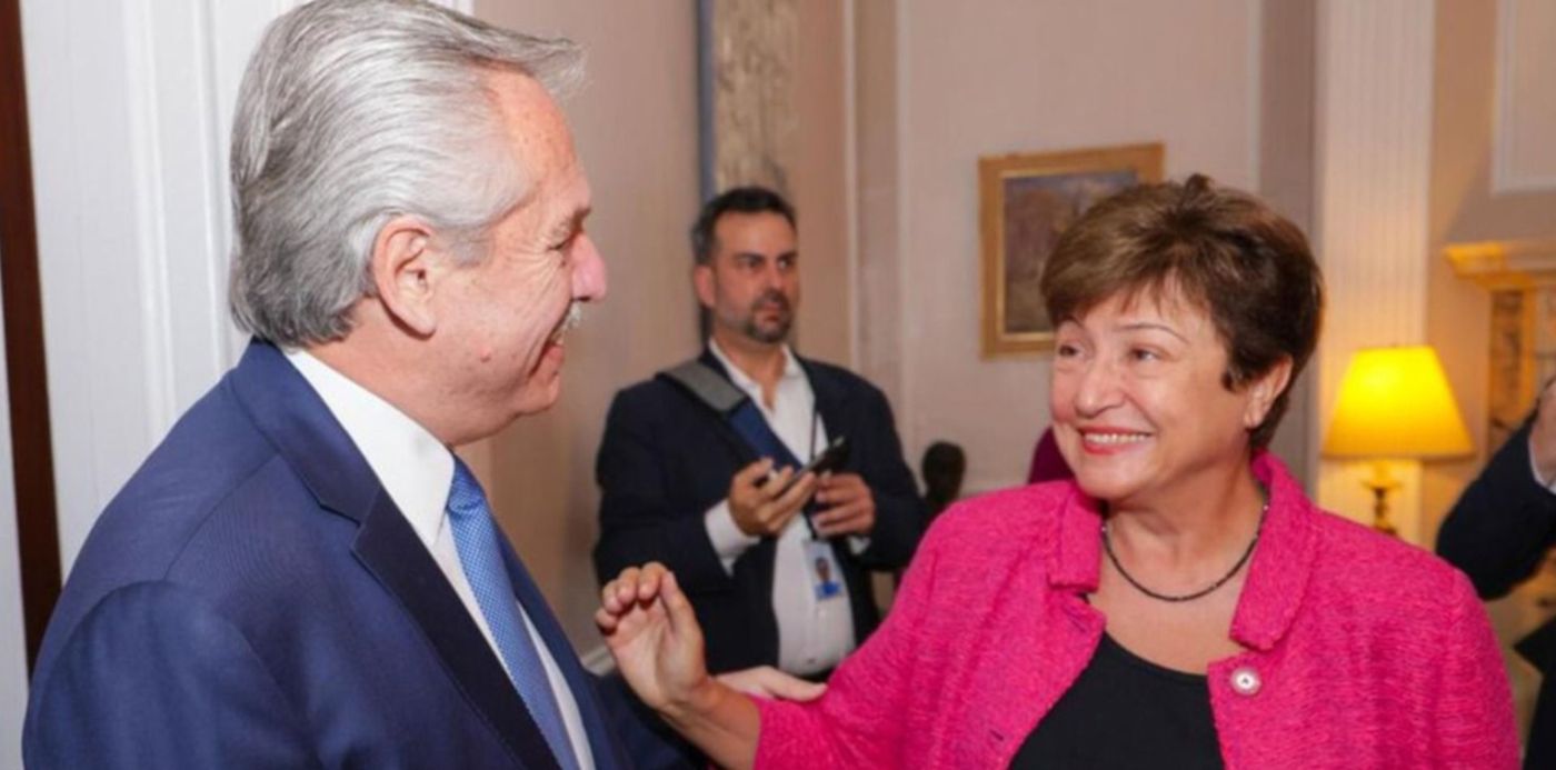 Alberto Fernández y Kristalina Georgieva