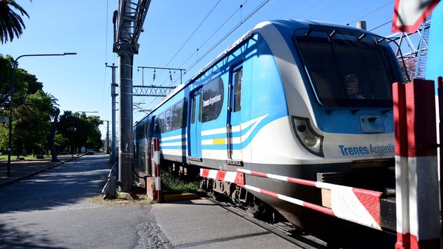 el tren roca ya funciona con normalidad tras el corte de vias en platanos