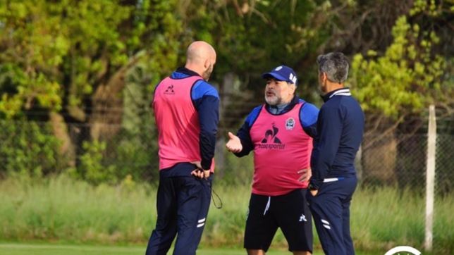 gimnasia entrena a puertas abiertas por primera vez en la era maradona