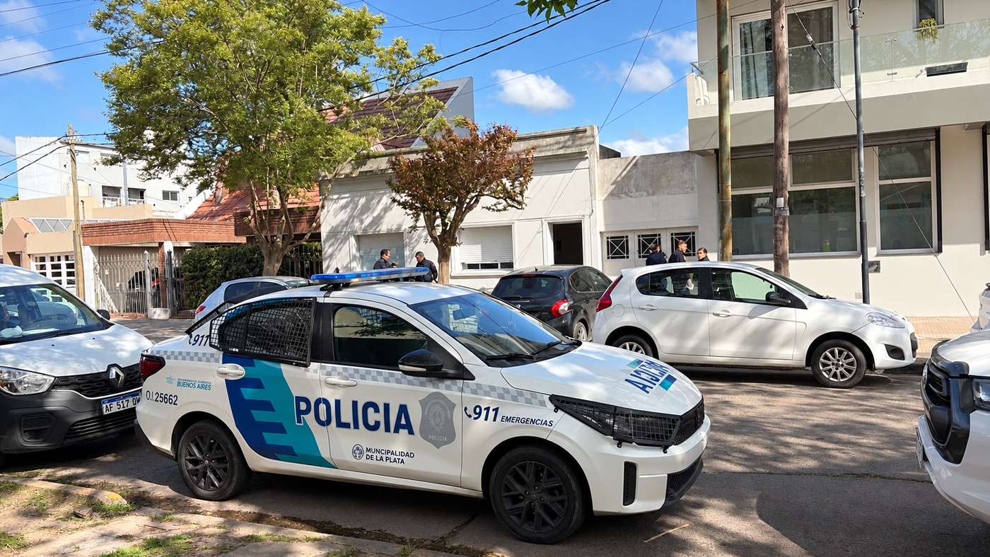 La zona de La Plata donde está la casa en la que fue hallada muerta la mujer