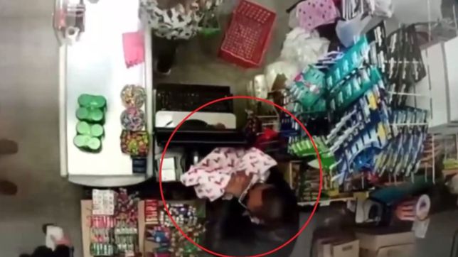 video: nuevo ataque del ladron de celulares que jaquea a comerciantes de la plata