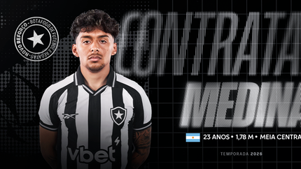 ¡Bienvenido, estrella!: Botafogo anunció la llegada de Medina y se prepara para su presentación