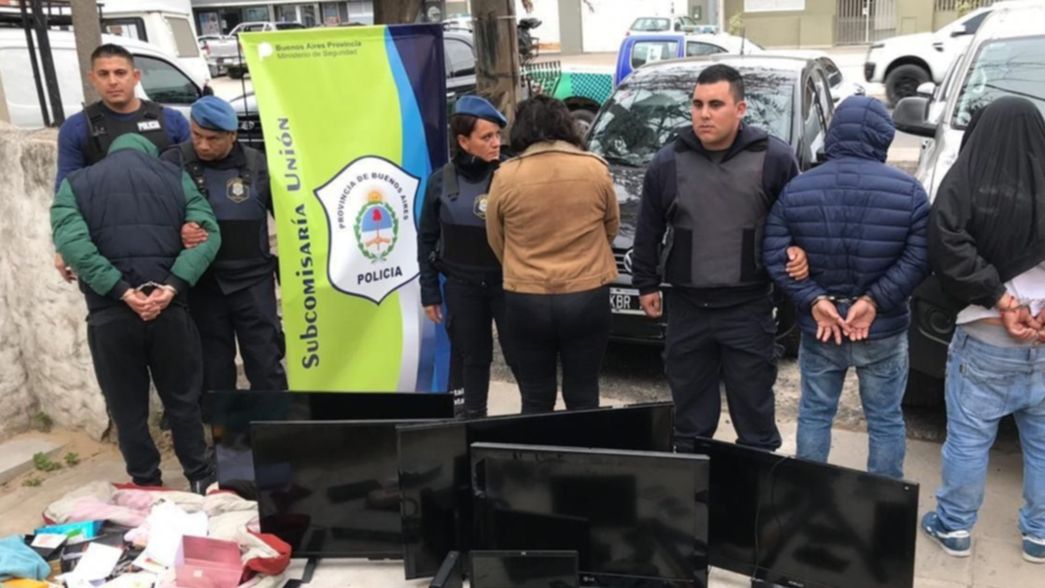 VIDEO: Viajaban de Capital Federal a La Plata para robar casas, quedaron filmados y los atraparon