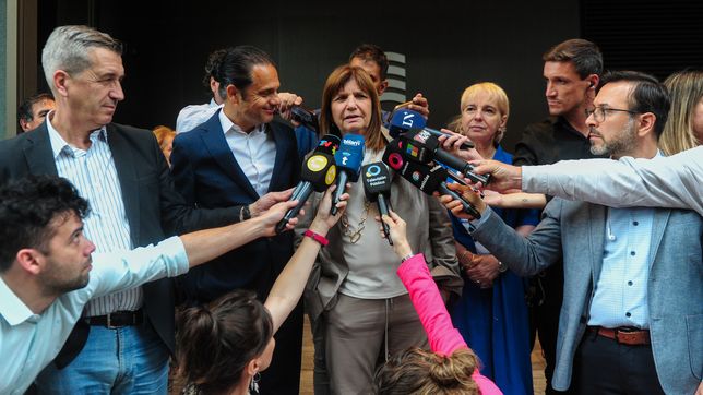 patricia bullrich hablo de la aplicacion del protocolo antipiquetes en plaza de mayo