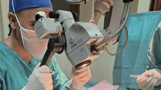 un oftalmologo creo una tecnica que le devuelve la vision a pacientes sin pupilas