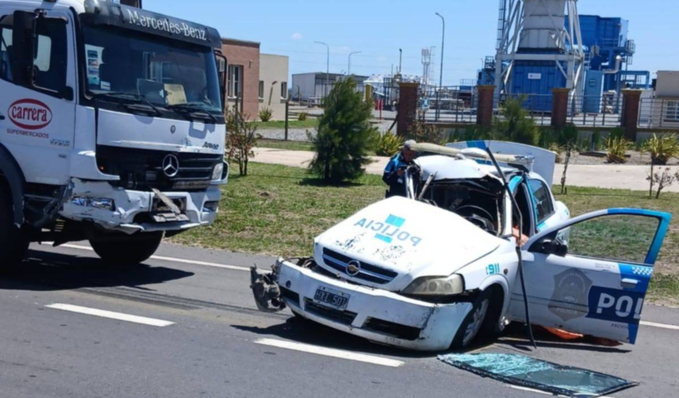 Patrullero accidente Ruta 11