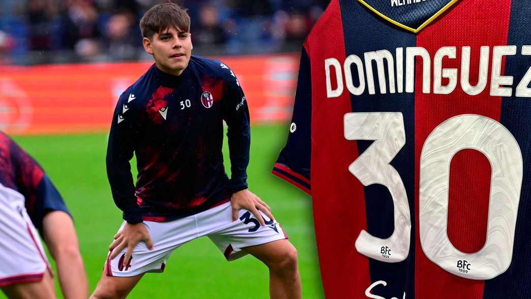 Benja Domínguez debutó con el Bologna y marcó un golazo, pero se lo anularon