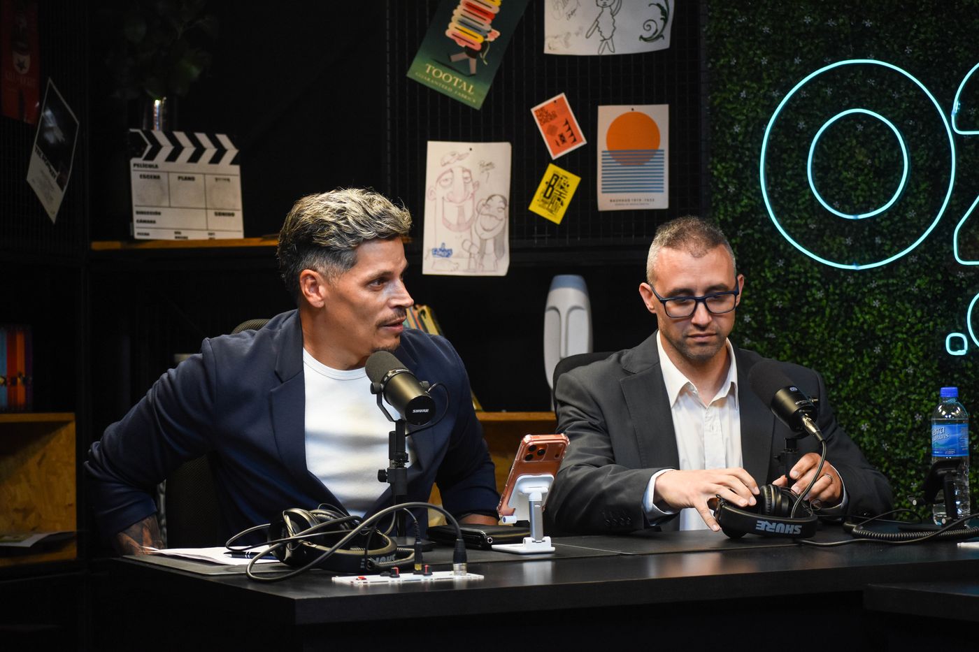 Toto junto a Luciano Tolosa.