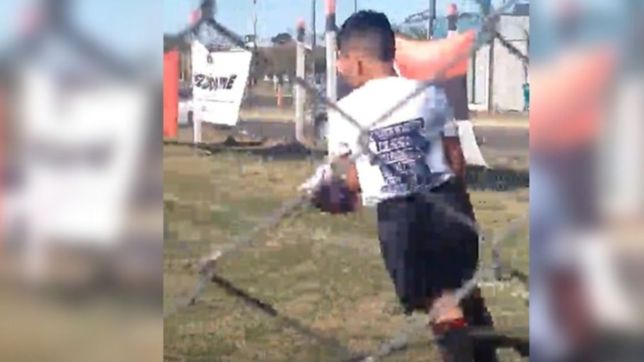 video: el nieto de lolo regueiro marco un gol y le dedico un emotivo festejo