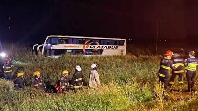 identificaron al chofer que sufrio un infarto y murio tras despistar en ruta 2