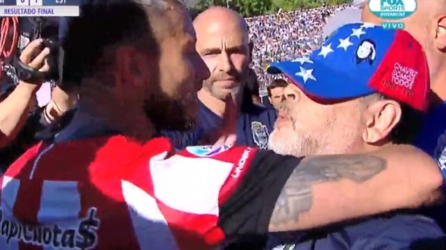 clasico caliente: la respuesta de maradona a la gata fernandez