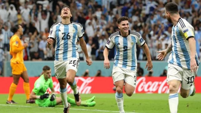 video: asi fue el gol de molina que abrio la cuenta entre argentina y paises bajos