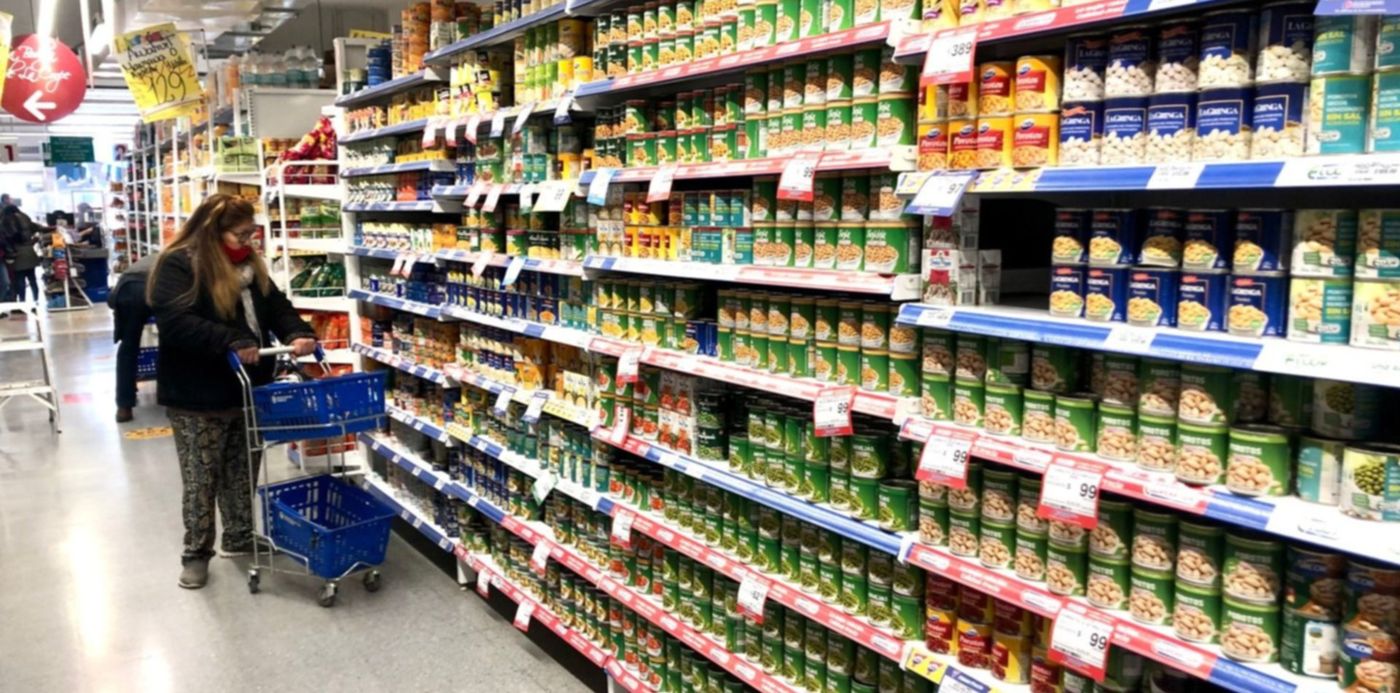 supermercado góndolas precios cuidados inflación