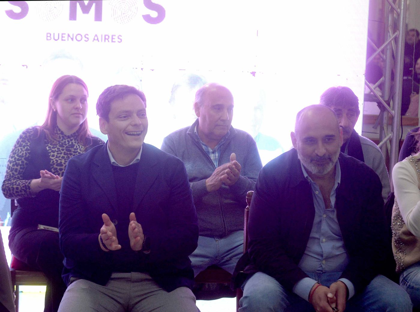 Pablo Nicoletti y Leandro Bazze encabezaron la presentación de la lista de Somos Buenos Aires para las elecciones provinciales en La Plata