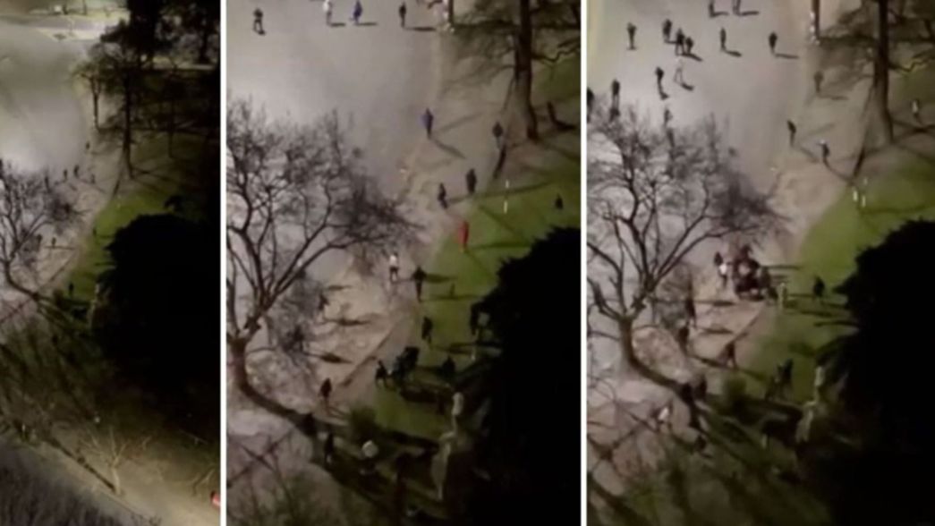 Piñas, disparos y heridos en una batalla campal entre barras de Estudiantes y Gimnasia