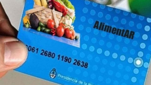 la tarjeta alimentar llega a la plata y sera presentada en el rectorado de la unlp