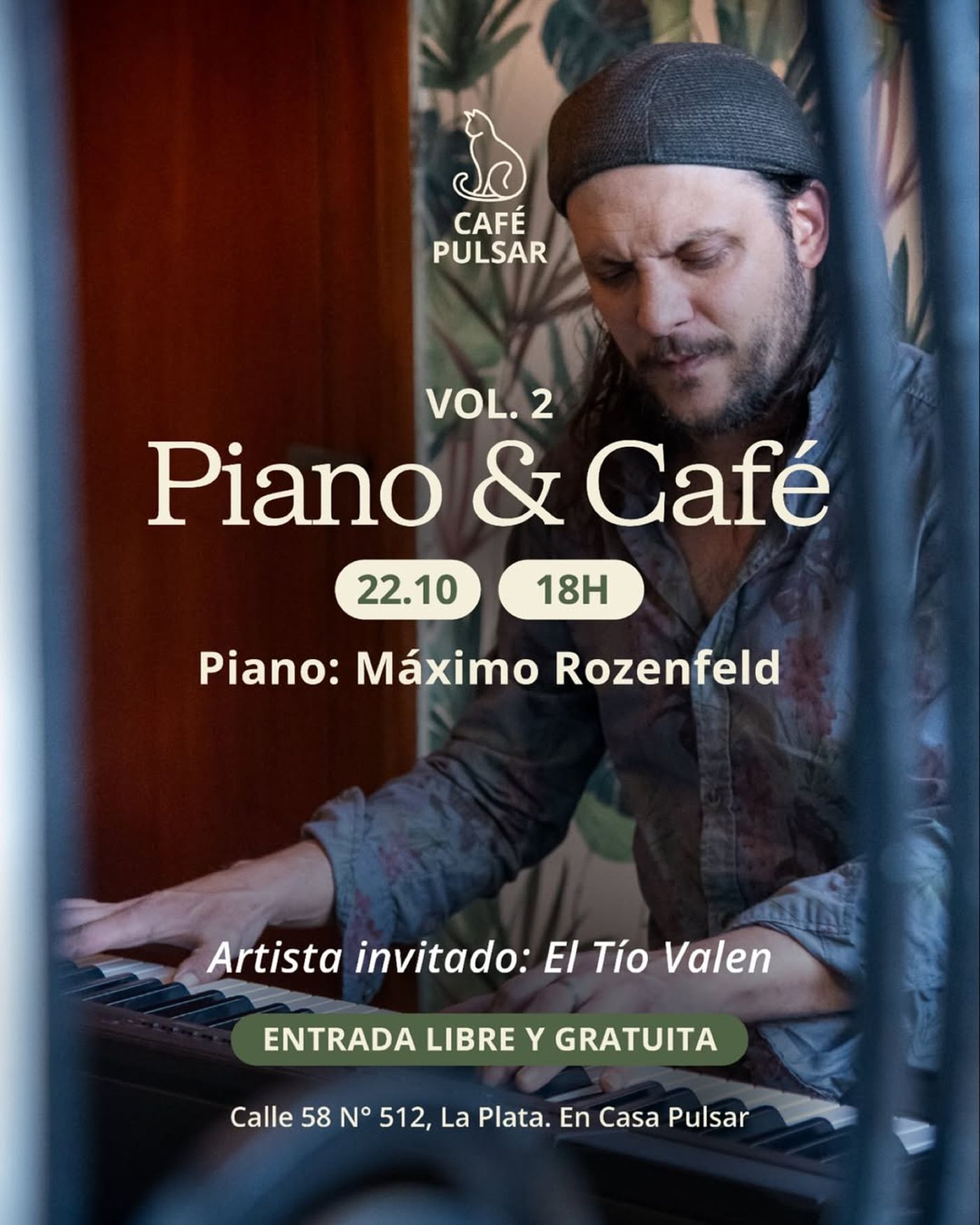 El espacio gastron&oacute;mico y cultural de Casa Pulsar tendr&aacute; una nueva edici&oacute;n de Piano y Caf&eacute;