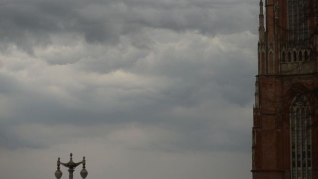 diluvio en la plata y se mantiene el alerta por fuertes tormentas