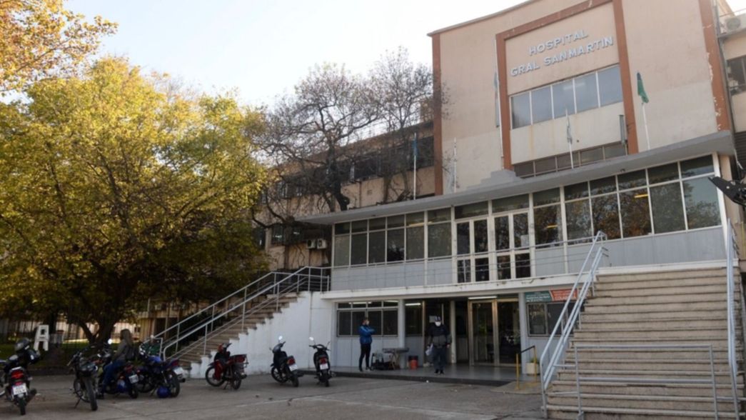 Un ladrón se metió al Hospital San Martín para robar dos lámparas y terminó preso