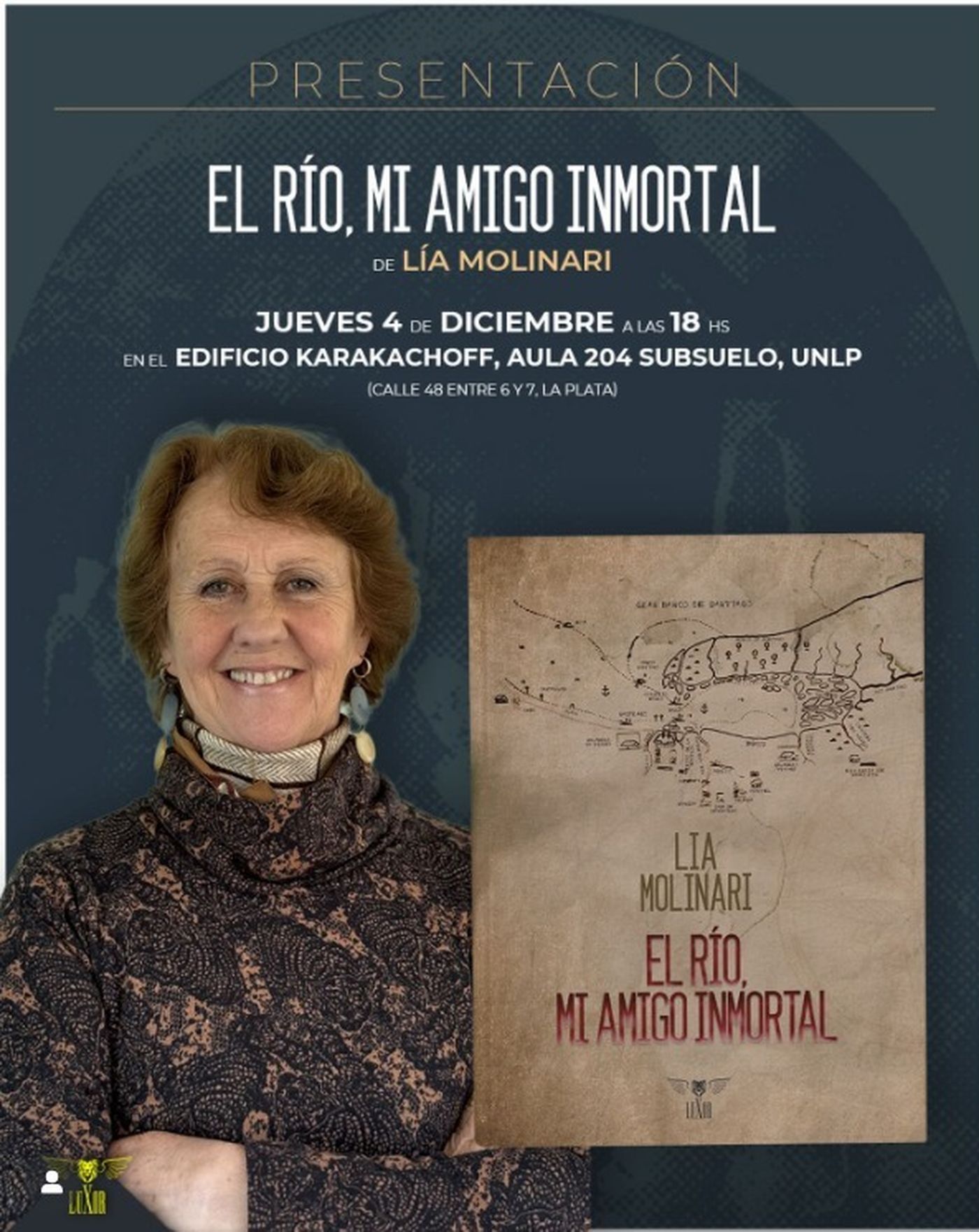 Lía Molinari presenta su libro en la UNLP.