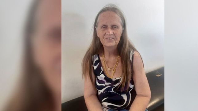 encontraron a una mujer desorientada, no saben quien es y buscan a la familia en la plata