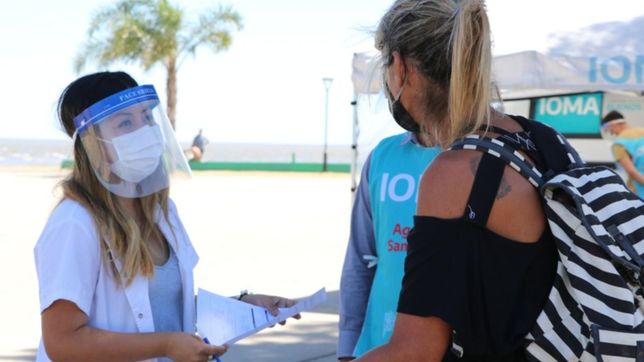 las playas de punta lara tienen su propio puesto de hisopados