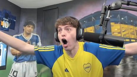 Así fue el alocado festejo de Davoo Xeneize tras el penal atajado por Nelson Insfrán