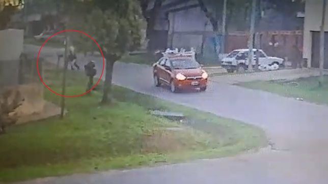 un ciclista discutio con un conductor en plena calle y recibio una brutal golpiza