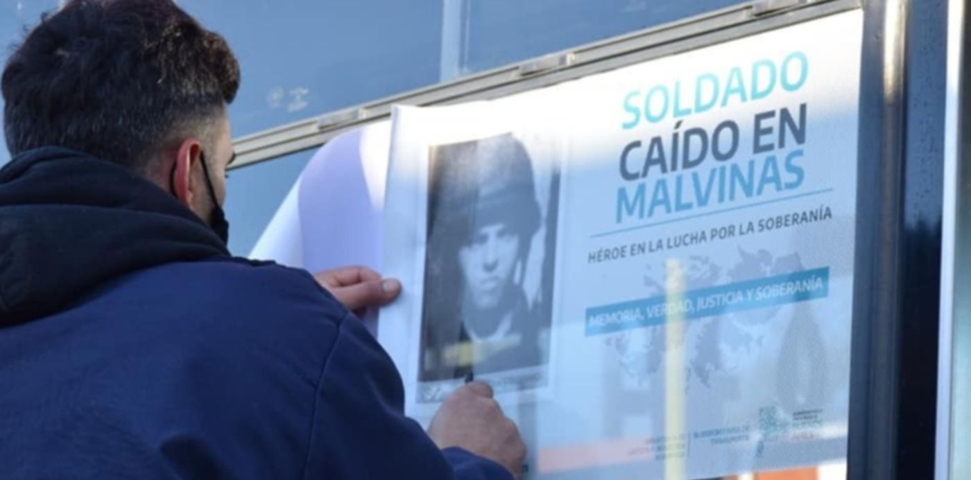 Rostros de Malvinas - micros - La Plata