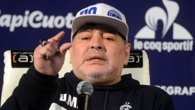 gimnasia: una de las listas que compite en las elecciones cree poder retener a maradona