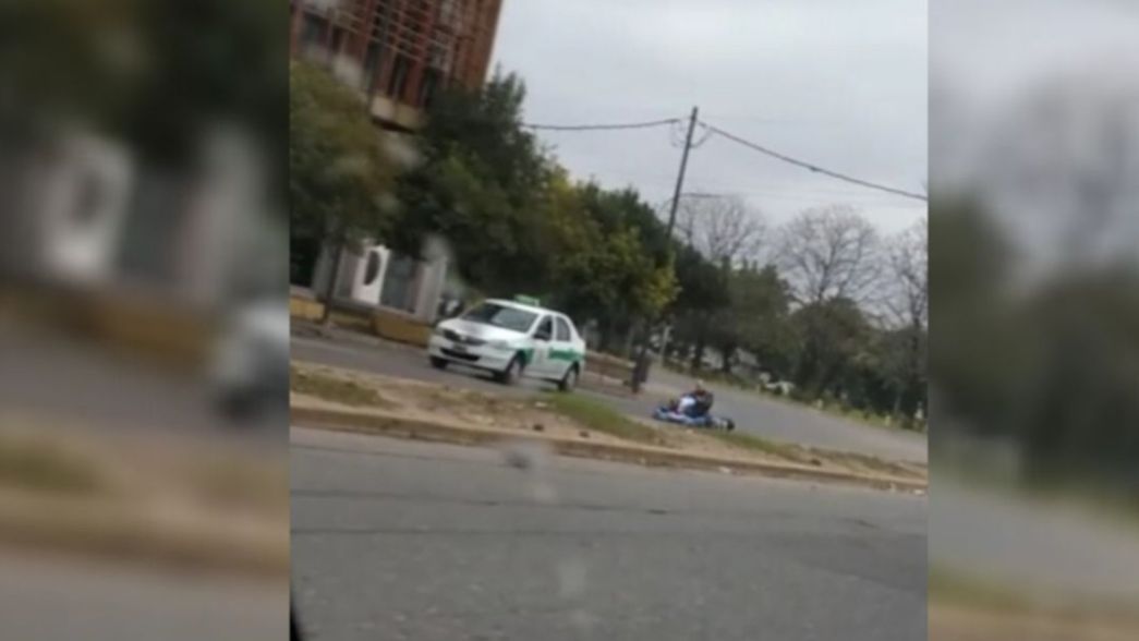 VIDEO: Rompió la cuarentena para dar una vuelta en karting en La Plata