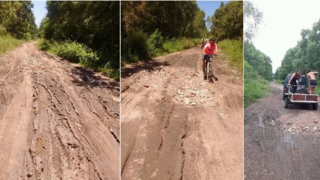 guardavidas arreglaron un camino para que los vecinos puedan llegar a la playa municipal de berisso