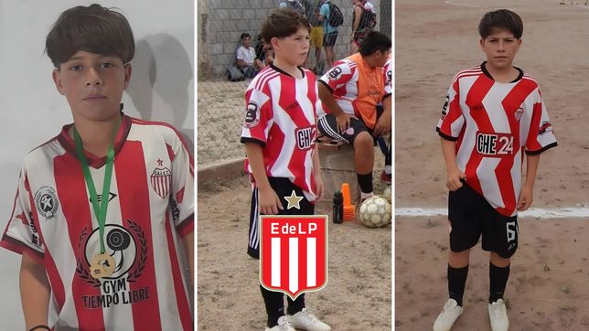 tiene 12 anos, es de la rioja, lo llamo estudiantes y llegara a la plata junto a la ilusion de todo un pueblo