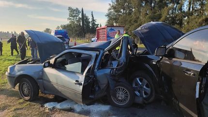 Dos conductores borrachos provocaron un fuerte choque y una mujer terminó hospitalizada