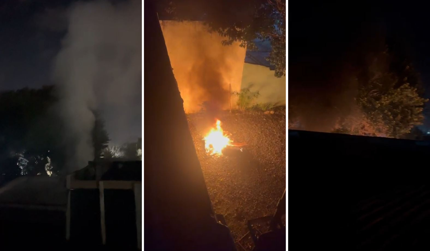 vecino quema basura en lp