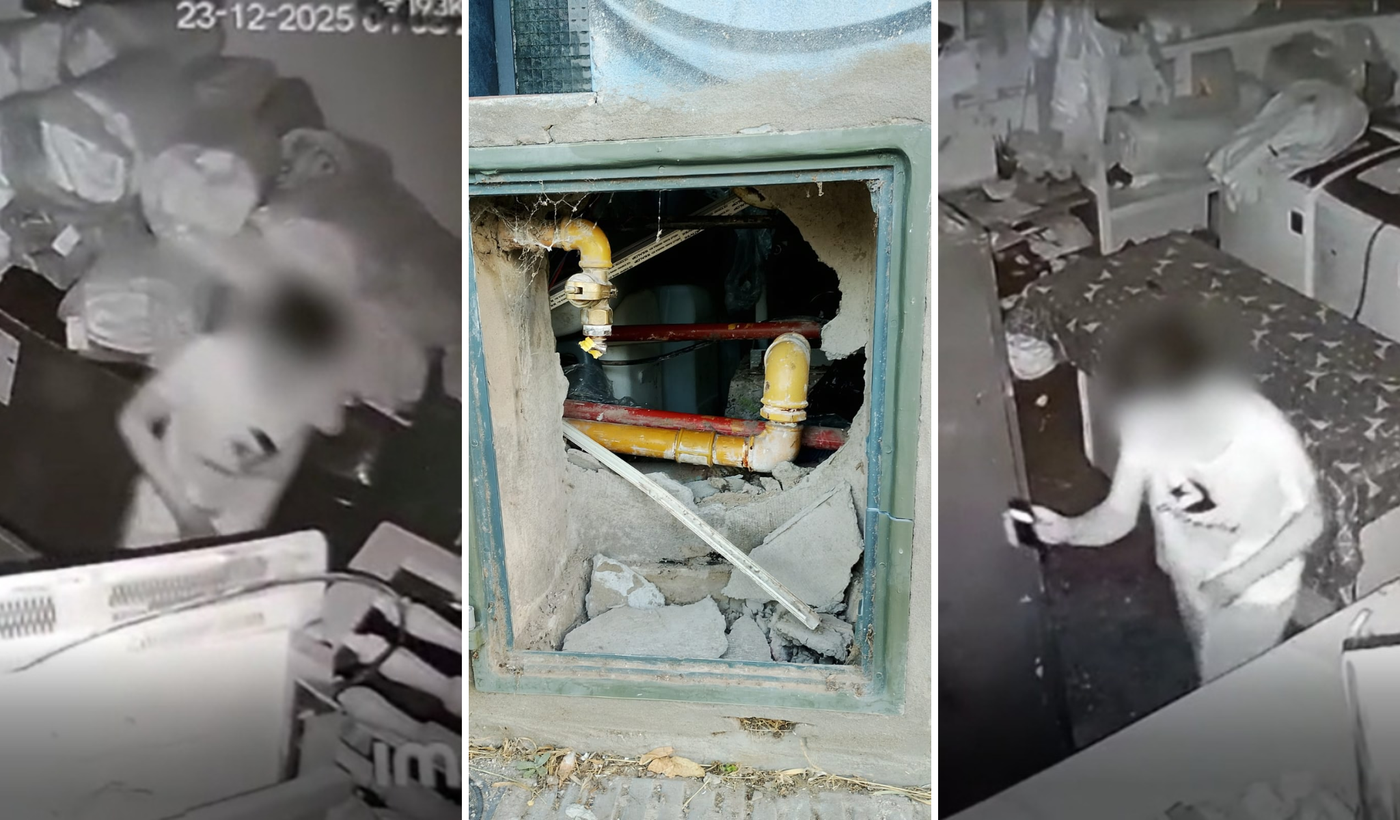 robo en una lavandería